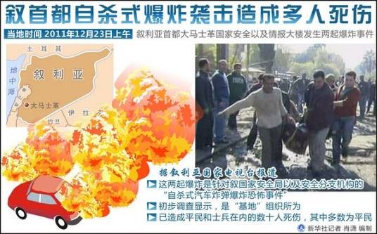 12·23叙利亚大马士革自杀式爆炸袭击事件