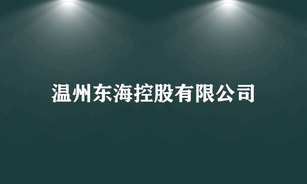 温州东海控股有限公司