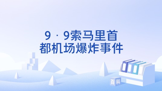 9·9索马里首都机场爆炸事件
