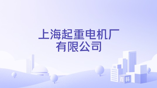 上海起重电机厂有限公司
