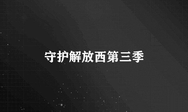 守护解放西第三季