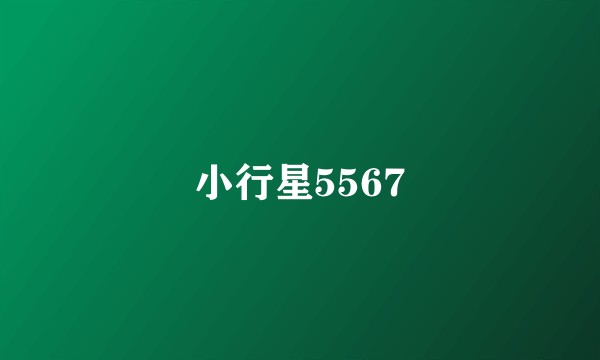 小行星5567