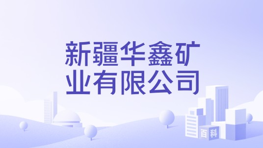 新疆华鑫矿业有限公司