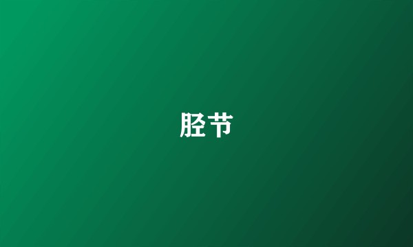 胫节