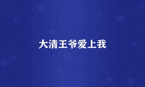 大清王爷爱上我