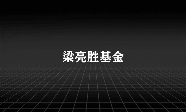 梁亮胜基金