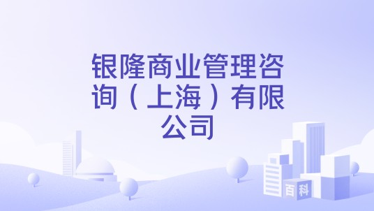 银隆商业管理咨询（上海）有限公司