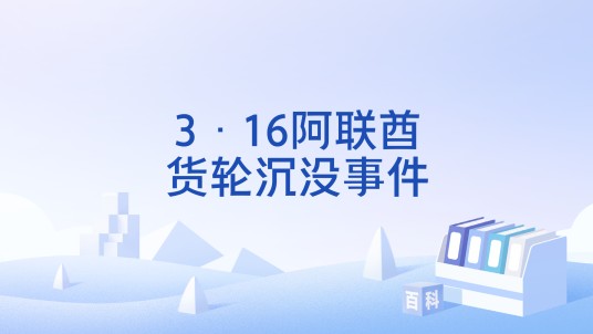 3·16阿联酋货轮沉没事件