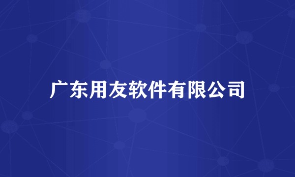 广东用友软件有限公司