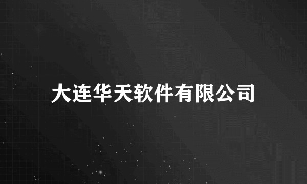 大连华天软件有限公司