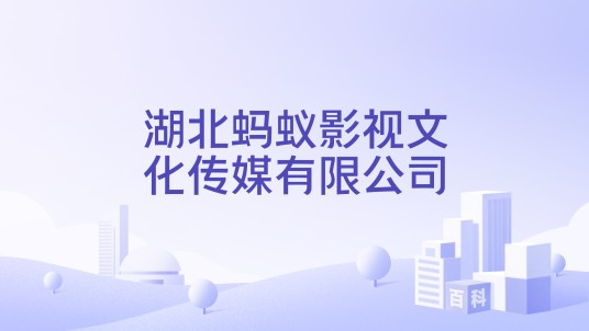 湖北蚂蚁影视文化传媒有限公司