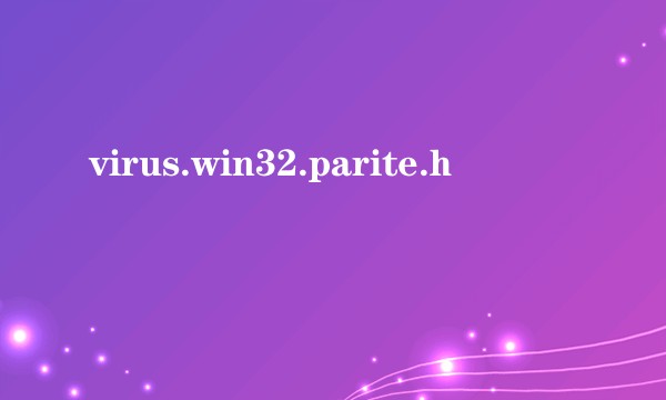 virus.win32.parite.h