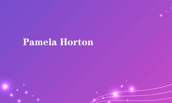 Pamela Horton