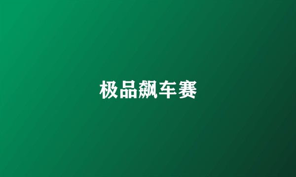 极品飙车赛