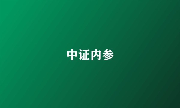中证内参