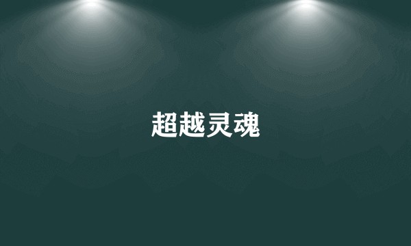 超越灵魂