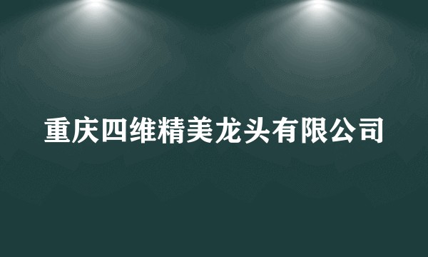 重庆四维精美龙头有限公司