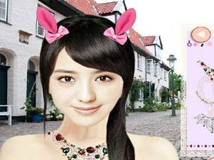 断奶佟丽娅装扮
