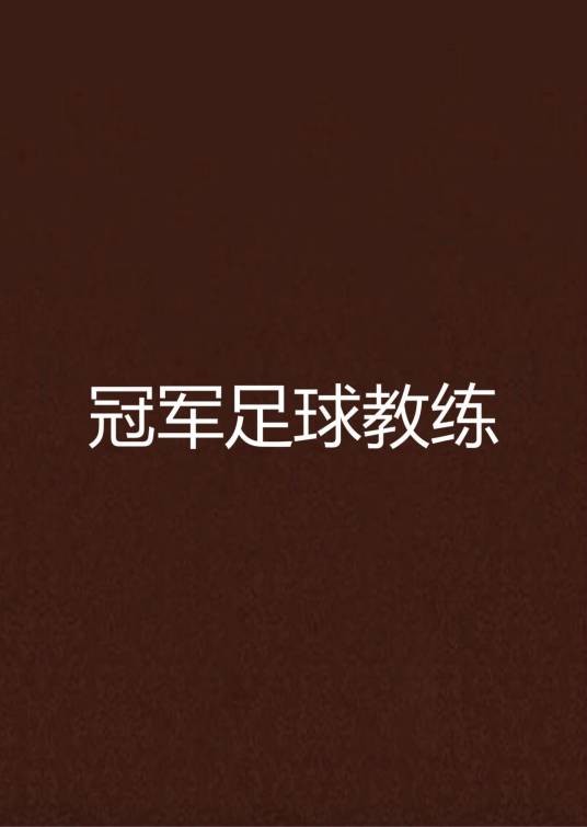 冠军足球教练
