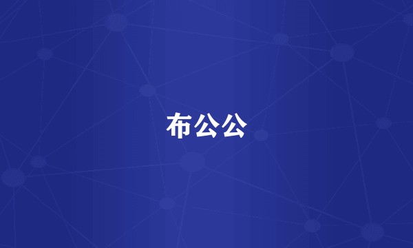 布公公