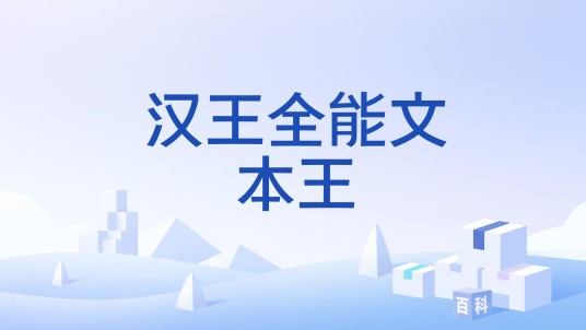汉王全能文本王