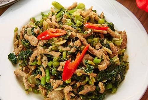 雪里蕻炒肉丝