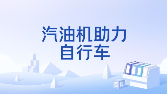 汽油机助力自行车
