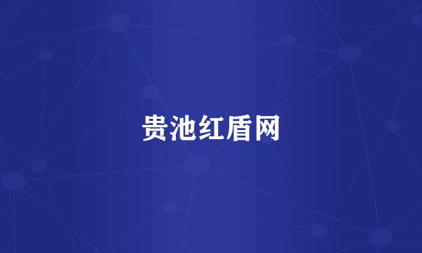 贵池红盾网