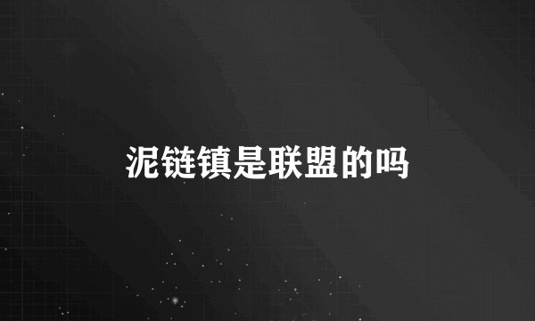 泥链镇是联盟的吗
