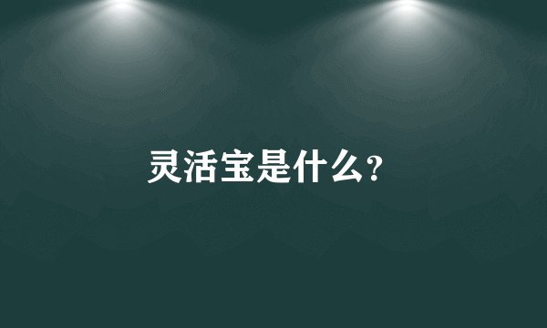 灵活宝是什么？