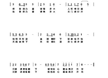 祷告的力量有多大歌曲歌词是什么？