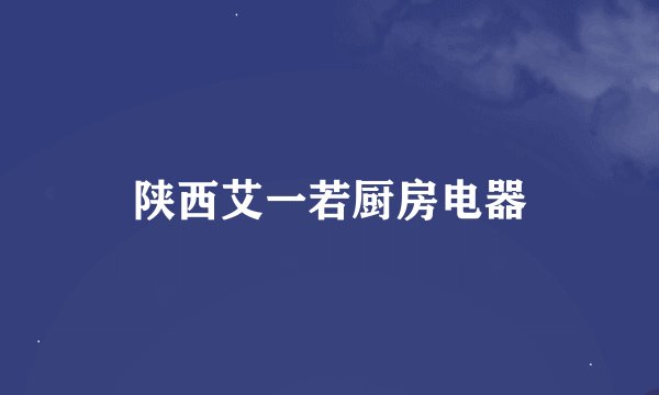 陕西艾一若厨房电器
