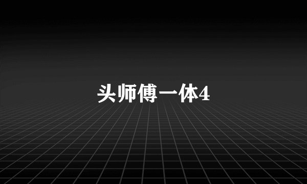 头师傅一体4