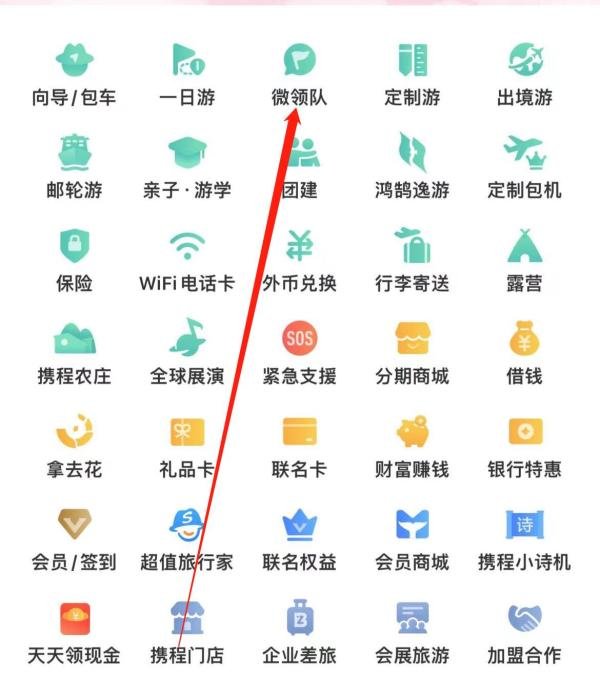 携程旅行如何查看微领队