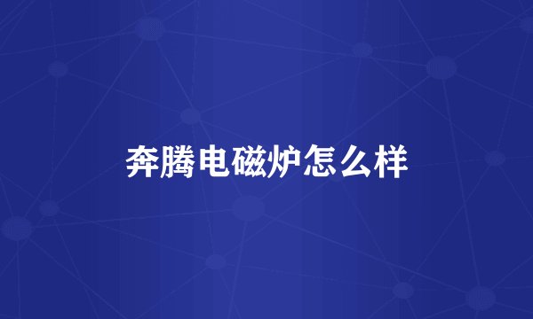 奔腾电磁炉怎么样