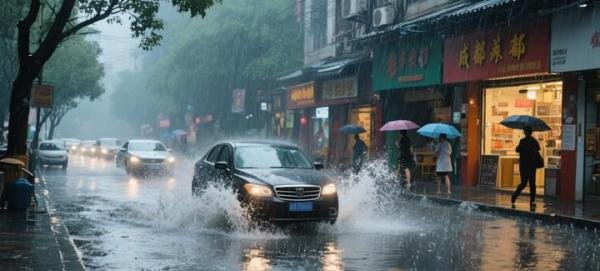 成都的雨下到了全国第一