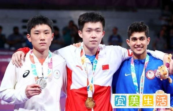CCTV5直播世乒赛，3-1横扫日本张本智和，中国队3-0轻取日本队