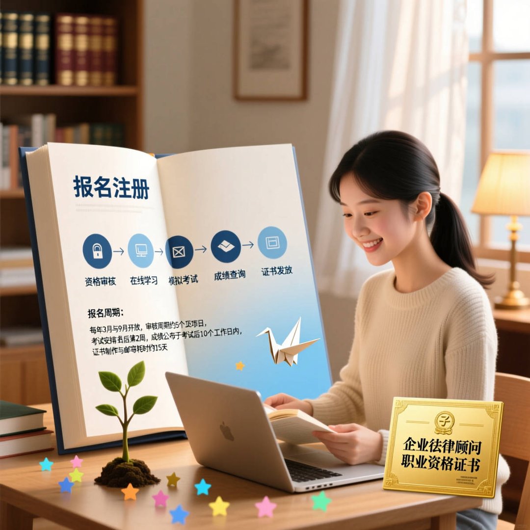 企业法律顾问证书怎么报考？考完之后多久可以出证书呢？
