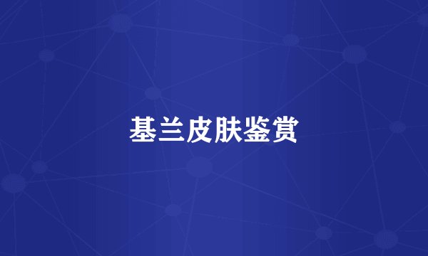 基兰皮肤鉴赏