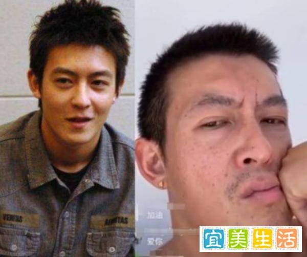 40岁陈冠希脸垮了！满脸皱纹胡碴被指撞脸赵本山，网友：岁月无情