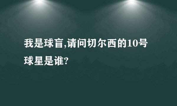 我是球盲,请问切尔西的10号球星是谁?