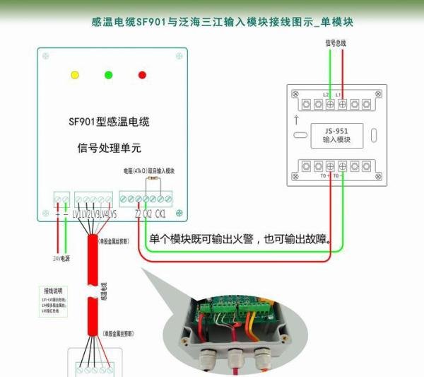 干货！差定温感温电缆与不同类型输入模块怎么接线？接线图来了