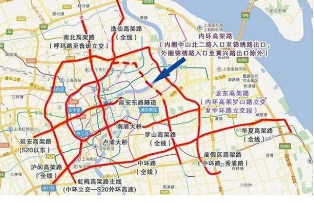 现在开车去上海，在限行时间段外地车可以在限行高架路下面的地面路行驶吗？允许外地车在限行时间从不限行