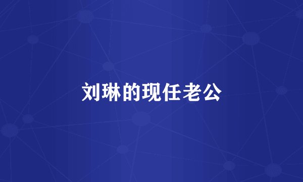 刘琳的现任老公
