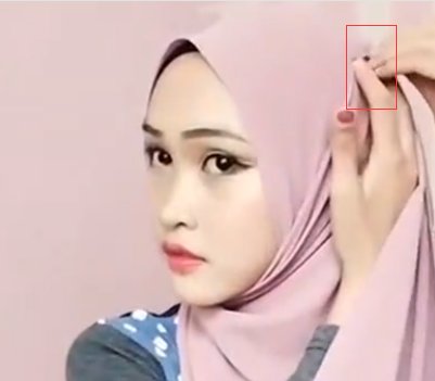 穆斯林女生围巾的围法