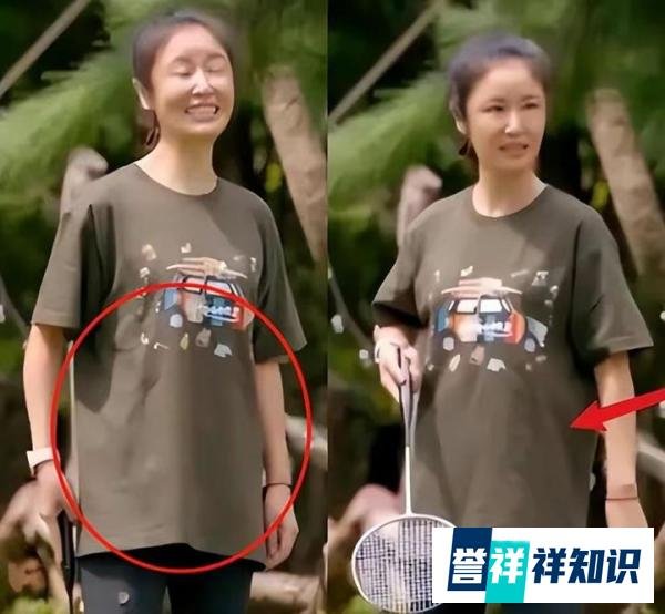 47岁的林心如,素颜挺大肚打球,高龄产子反而被嘲生育机器!