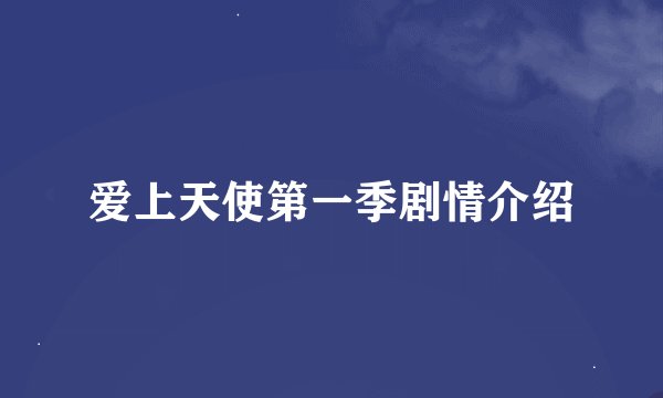 爱上天使第一季剧情介绍