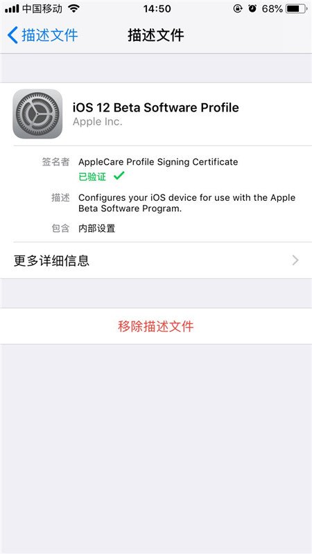 苹果怎样安装描述文件ios12