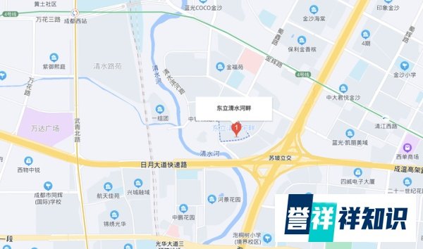【成都青羊区】东立清水河畔76平套二6.6折起拍，77W！