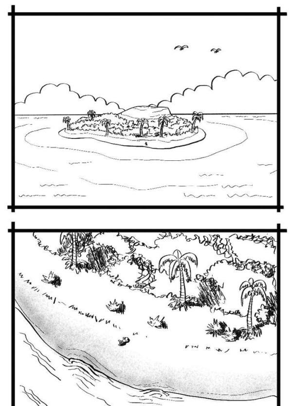 【漫画】无人岛
